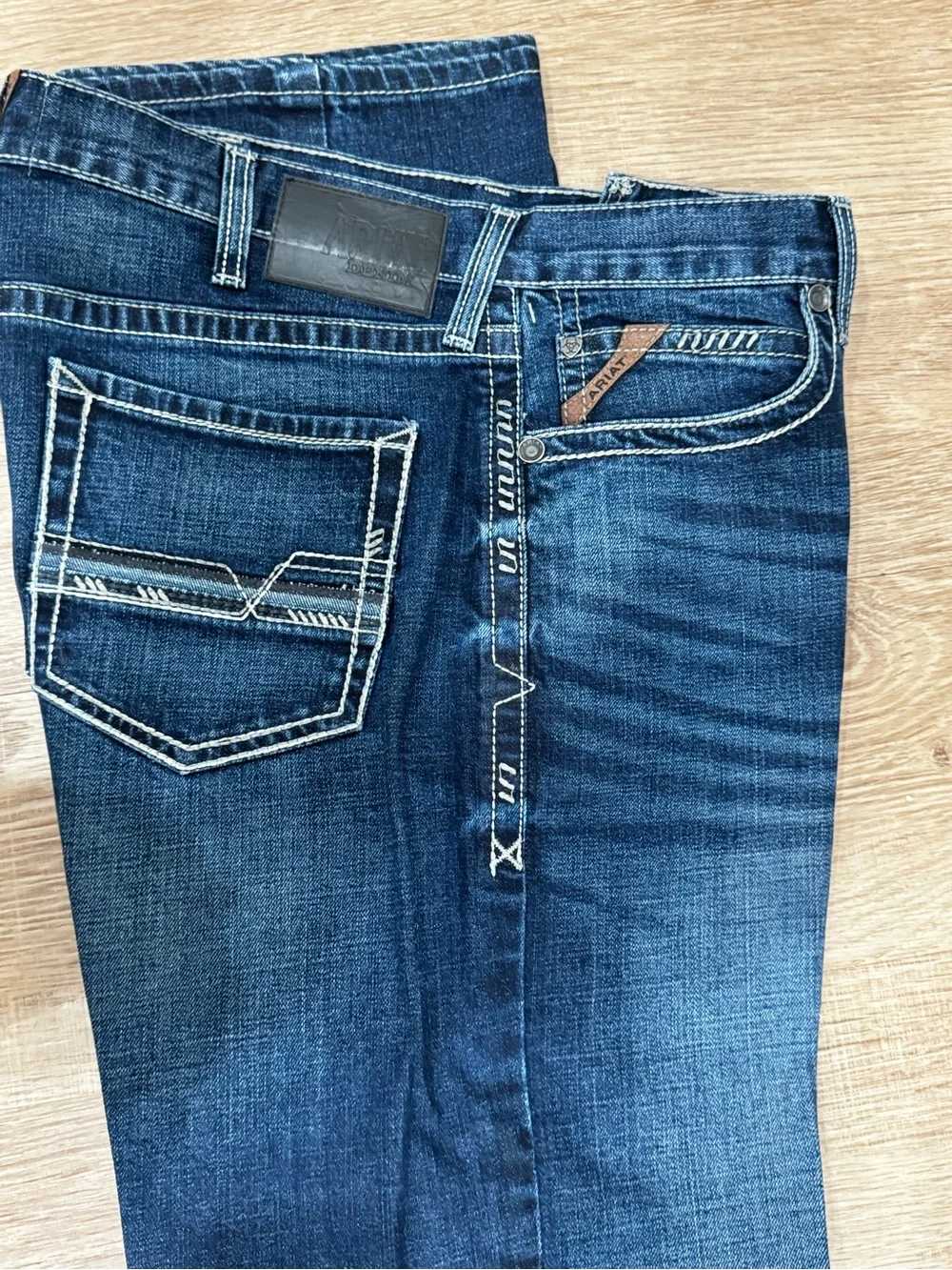Ariat M2 Traditional Relaxed Boot Cut Jeans Men’s 36x36 Dark Wash Western